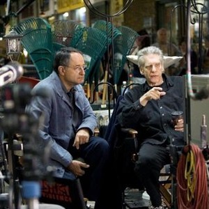 A HISTORY OF VIOLENCE, director David Cronenberg on set, 2005, (c) New Line