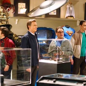The Big Bang Theory, from left: Simon Helberg, Billy Bob Thornton, Johnny Galecki, Jim Parsons, 09/24/2007, ©CBS