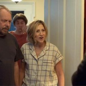 THE LAND OF STEADY HABITS, FROM LEFT: BILL CAMP, THOMAS MANN, EDIE FALCO, 2018. ©NETFLIX