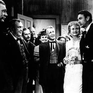 HIGH NOON, Lon Chaney Jr., Thomas Mitchell, Harry Morgan, Otto Kruger, Grace Kelly, Gary Cooper, 1952, wedding
