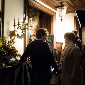 THE BOSS, from left: director Ben Falcone, Melissa McCarthy, on set, 2016. ph: Hopper Stone/© Universal