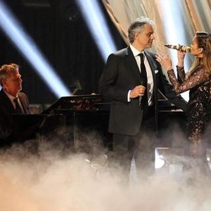 Dancing With the Stars, Andrea Bocelli (L), Jennifer Lopez (R), 'Episode 1604A', Season 16, Ep. #7, 04/09/2013, ©ABC