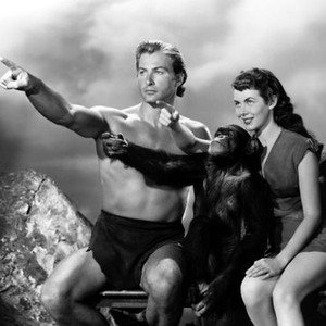 TARZAN AND THE SLAVE GIRL, Lex Barker, Vanessa Brown, Cheetah, 1950