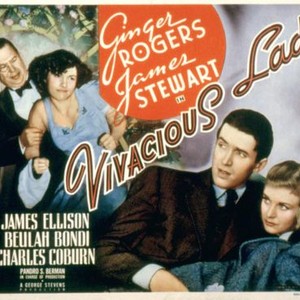 VIVACIOUS LADY, Charles Coburn, Frances Mercer, James Stewart, Ginger Rogers, 1938