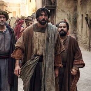 A.D. The Bible Continues, Nicholas Sidi (L), Emmett Scanlan (C), Kenneth Collard (R), 'The Road to Damascus', Season 1, Ep. #8, 05/24/2015, ©NBC