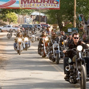 A scene from the film "Wild Hogs."
