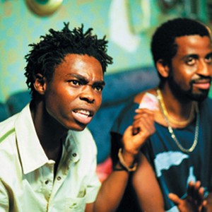 Siyabonga Melongisi Shibe as James (left) and Hugh Masebenza as Skomboze photo 7