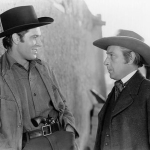 VALLEY OF THE SUN, from left, James Craig, Cedric Hardwicke, 1942