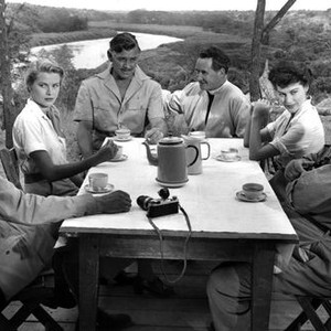 MOGAMBO, Donald Sinden, Grace Kelly, Clark Gable, Denis O'Dea, Ava Gardner, Philip Stainton, 1953