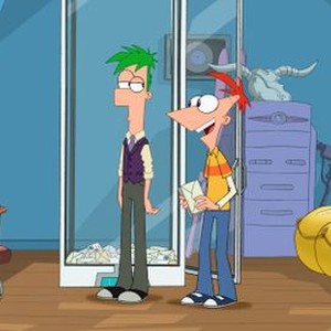Phineas and Ferb, Thomas Brodie-Sangster (L), Vincent Martella (R), 'Face Your Fear', Season 4, Ep. #26, 10/11/2013, ©DISNEYXD