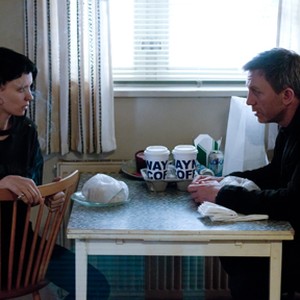Rooney Mara as Lisbeth Salander and Daniel Craig as Mikael Blomkvist in "The Girl with the Dragon Tattoo." photo 7