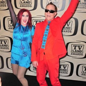 Kate Pierson, Fred Schneider at arrivals for TV Land Awards 10th Anniversary, Lexington Armory, New York, NY April 14, 2012. Photo By: Gregorio T. Binuya/Everett Collection