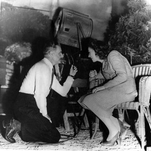 AU PETIT BONHEUR, Andre Luguet, Danielle Darrieux, on-set, 1946