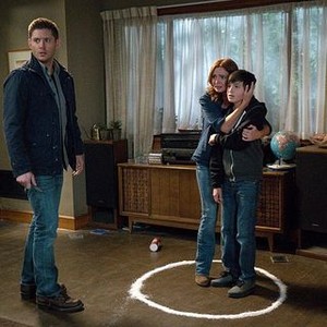 Supernatural, Jensen Ackles (L), Brigid Brannagh (R), 'Plush', Season 11, Ep. #7, 11/18/2015, ©KSITE