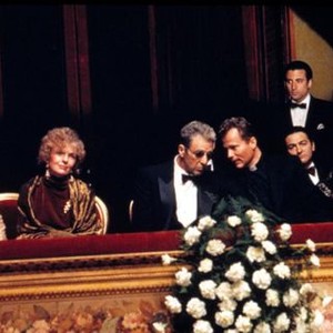 THE GODFATHER: PART III, Sofia Coppola, Diane Keaton, Al Pacino, John Savage, Don Novello, Andy Garcia & Talia Shire, 1990