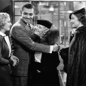 WIFE VS. SECRETARY, Jean Harlow, Clark Gable, May Robson, Myrna Loy, 1936