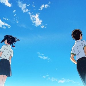 HD wallpaper: two female and male anime characters, Your Name., Kimi No Na  Wa.