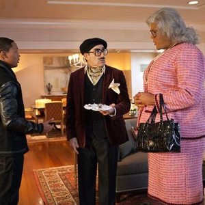 MADEA'S WITNESS PROTECTION, from left: Romeo, Eugene Levy, Tyler Perry, 2012. ph: KC Bailey/©Lionsgate