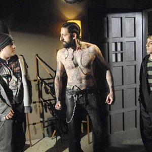 (L-R) Sean Marquette as Travis Breaux, Adrien Brody as Psycho Ed and Matt Bush as Henry Burke in "High School." photo 1