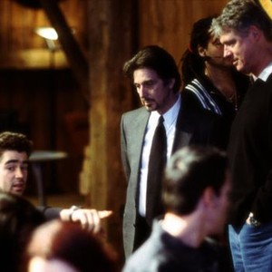 THE RECRUIT, Colin Farrell, Al Pacino, director Roger Donaldson on the set, 2003, (c) Walt Disney