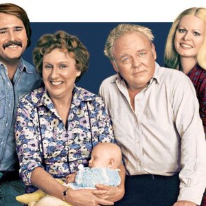 Rob Reiner, Jean Stapleton, Carroll O'Connor and Sally Struthers (from left)