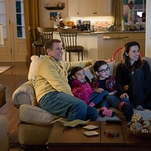 (L-R) Will Ferrell as Brad Whitaker, Scarlett Estevez as Megan, Owen Vaccaro as Dylan, and Linda Cardellini as Sara in "Daddy's Home."