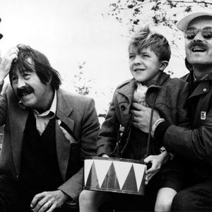 TIN DRUM, (L-R), Author, Gunther Grass, David Bennent, Director, Volker Schlondorff, 1979
