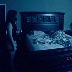 PARANORMAL ACTIVITY, from left: Katie Featherston, Micah Sloat, 2007. ©Paramount Pictures