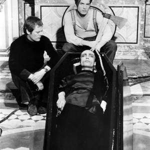 ANDY WARHOL'S DRACULA, Joe Dallesandro, Udo Kier, 1974, vampire in the coffin