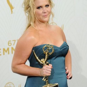 Amy Schumer, Variety Sketch Series, INSIDE AMY SCHUMER in the press room for 67th Primetime Emmy Awards 2015 - PRESS ROOM, The Microsoft Theater (formerly Nokia Theatre L.A. Live), Los Angeles, CA September 20, 2015. Photo By: Elizabeth Goodenough/Everett Collection