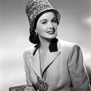 CLAUDIA AND DAVID, Gail Patrick modeling tweed suit worn in movie, 1946. ©20th Century-Fox Film Corporation, TM & Copyright,