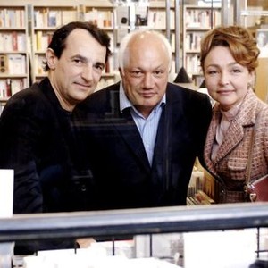 ODETTE TOULEMONDE, Albert Dupontel, director Eric-Emmanuel Schmitt,  Catherine Frot, on set, 2007. ©Pathe Films