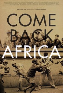 Come Back, Africa poster