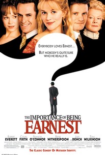 The Importance of Being Earnest poster
