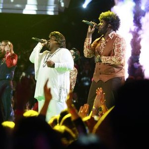 The Voice, Cee-Lo Green (L), Trevin Hunte (R), 'The Live Playoffs, Part 1', Season 3, Ep. #18, 11/05/2012, ©NBC