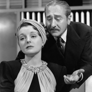 TURNABOUT, from left, Mary Astor, Adolphe Menjou, 1940