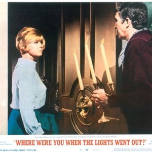 WHERE WERE YOU WHEN THE LIGHTS WENT OUT?, from left: Doris Day, Patrick O'Neal, 1968
