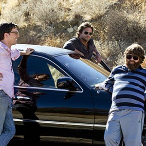 (L-R) Ed Helms as Stu, Bradley Cooper as Phil and Zach Galifianakis as Alan in "The Hangover Part III."
