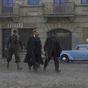 (Center L-R) Mads Mikkelsen as Citron and Thure Lindhardt as Flame in "Flame & Citron." photo 8