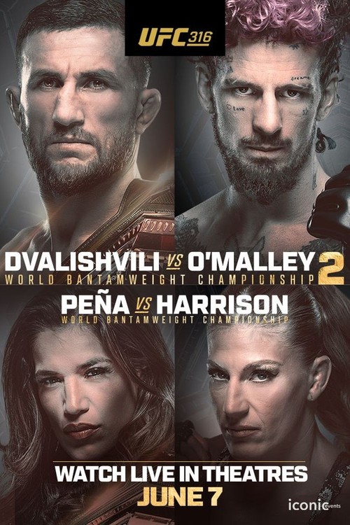 UFC 316: Dvalishvili vs. O'Malley 2 poster