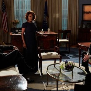 State Of Affairs, Reed Diamond (L), Alfre Woodard (C), David Harbour (R), 'Here and Now', Season 1, Ep. #12, 02/09/2015, ©NBC