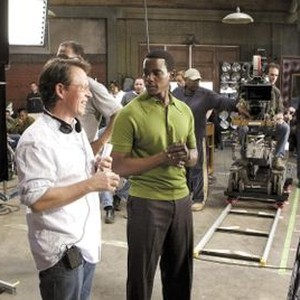 DREAMGIRLS, director Bill Condon, Keith Robinson, Jennifer Hudson on set, 2006, (c) DreamWorks
