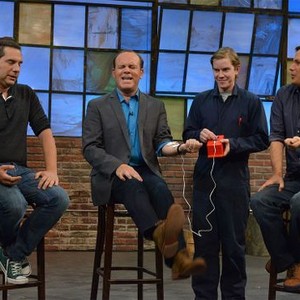 Duck Quacks Don't Echo, Michael Ian Black (L), Tom Papa (C), Seth Herzog (R), 'Swearing Dulls Pain', Season 1, Ep. #9, 02/17/2014, ©NATGEOC