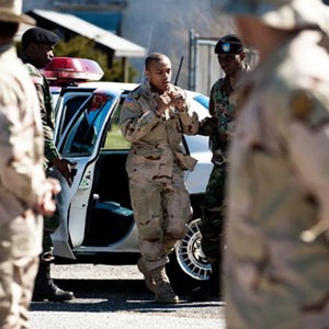 Bow Wow (center) as Specialist Chris Reyes in "Allegiance."