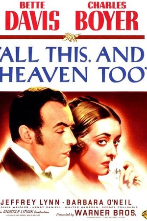 All This and Heaven Too poster