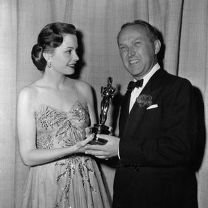 DESTINATION MOON, George Pal presented Oscar for Special Effects from jane Greer, 1950