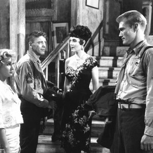 SOUTH SEA WOMAN, Virginia Mayo, Burt Lancaster, Veola Vonn, Chuck Connors, 1953