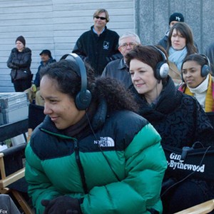 Director Gina Prince-Bythewood (foreground) and author Sue Monk Kidd on the set of "The Secret Life of Bees." photo 7