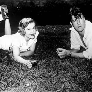 A DAMSEL IN DISTRESS, Joan Fontaine, director George Stevens relaxing on set, 1937