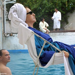 Mercedes Morán (HELENA) and Carlos Belloso (DR.JANO).